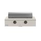 Caliber™ Rockwell Social 42" 2-Burner Antique White Built-In Natural Gas Grill with Pewter Hardware-1