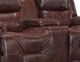 Best® Home Furnishings Customizable Field & Stream Home Genet Leather Power Reclining Space Saver® Loveseat with Console-1