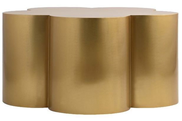 Meridian Furniture Lucky Brushed Gold Coffee Table-1