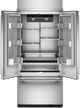 KitchenAid® 36" 20.8 Cu. Ft. PrintShield™ Stainless Steel Built-In French Door Refrigerator -1