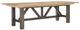 Legacy Classic XXX's and OOO's Amber Trestle Dining Table with Cocoa Base-0