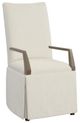 Fairfield® Customizable Entree Dining Concave Tall Back Skirted Arm Chair-0
