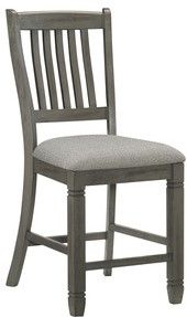 Mazin Furniture Granby Coffee/Antique Gray Counter Height Dining Table-1