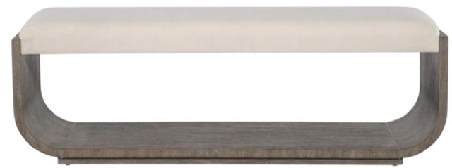 Hooker® Furniture Modern Mood Inverness Natural/Mink Bed Bench-2