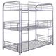 ACME Furniture Cairo Silver Youth Triple Twin Bunk Bed-0