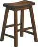 Homelegance® Saddleback Cherry 24" Counter Height Stool-0