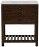 Coast2Coast Home™ Fiskin Brown/White Sink Vanity-3
