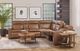Flexsteel® Dutch Cortado Leather Power Reclining Sectional with Custom Layout Options-2