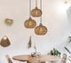 Cal® Lighting & Accessories Medan Burlap Pendant-5