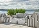 Universal Explore Home™ Customizable Coastal Living Outdoor Hudson Fabric 93" Sofa-1