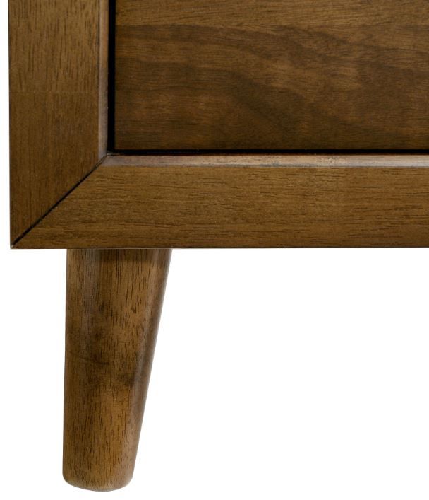 Elements International Malibu Walnut 4-Drawer Chest-3