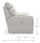 La-Z-Boy® Soren Wicker Power Reclining Loveseat with Headrest and Console-5