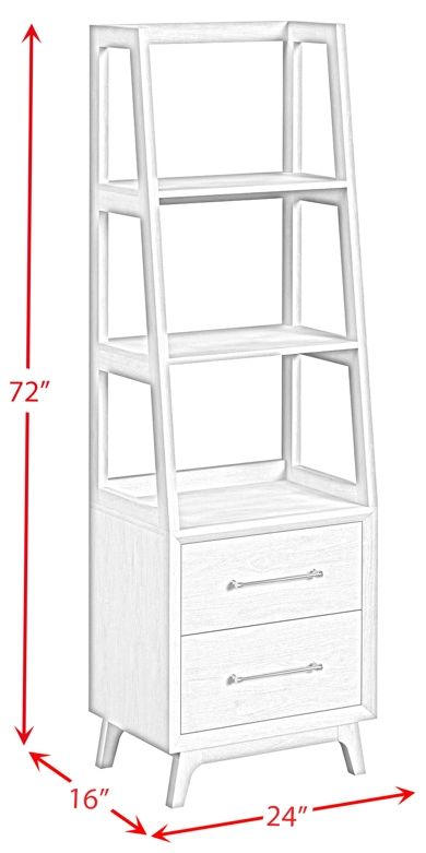 Elements International Westland 3-Piece Almond Entertainment Unit with 71" TV Console-3