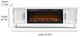 Legends Home Real Cozy Sonoma Jasmine White 64" Fireplace Console-2
