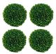 A & B Home Green Artificial Boxwood Faux Ball Bowl Filler-0