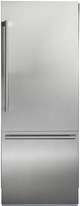 Blomberg® 30 in. 16.4 Cu. Ft. Stainless Steel Built In Counter Depth Bottom Freezer Refrigerator-0