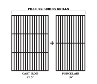 Traeger® Cast Iron/Porcelain Grill Grates-2