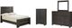Signature Design by Ashley® Brinxton 4-Piece Charcoal Full Panel Bed Set-0