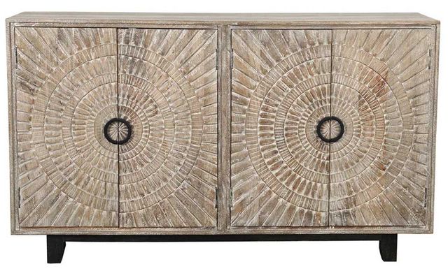 Classic Home Vivienne Distressed Taupe Sideboard-2