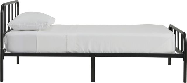 Signature Design by Ashley® Trentlore Black Twin Platform Bed-3
