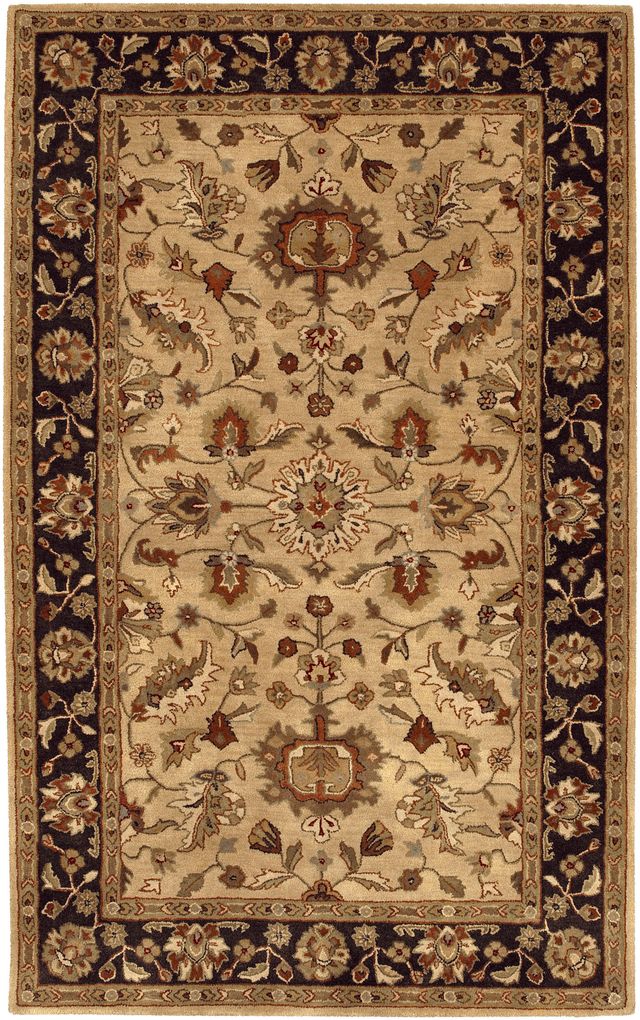 Surya Crowne Gold 9'x13' Area Rug-0