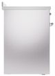 Ilve® Nostalgie II Noblesse 30'' Stainless Steel Pro Style Induction Range with Chrome Trim-2