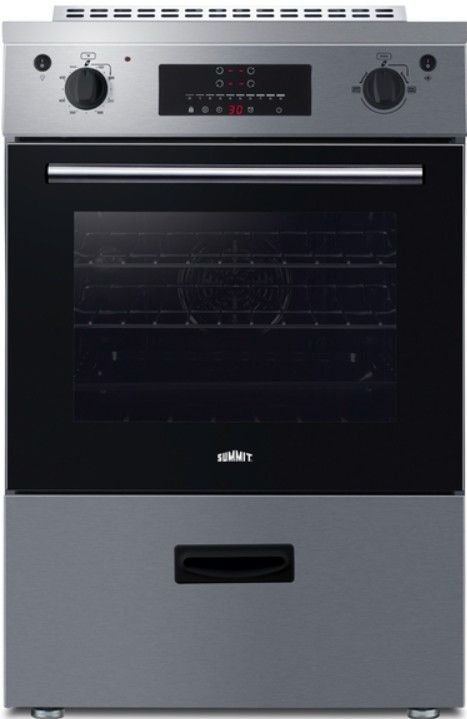 Summit® 24” Stainless Steel Slide-In Induction Range-2