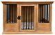Million Dollar Rustic Brown Native Pine Hound Dog Bed-0