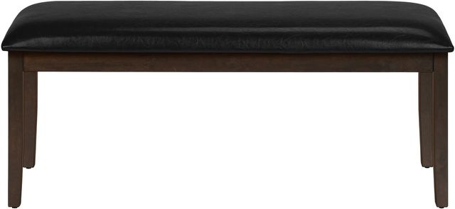 Monarch Specialties Inc. Black/Espresso 48" Dining Bench-1