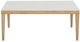 New Classic® Home Furnishings Essence White Marble Table Top with Natural Base-2