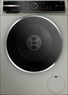 Bosch 800 Series 24" Pearl Steel Front Load Washer 