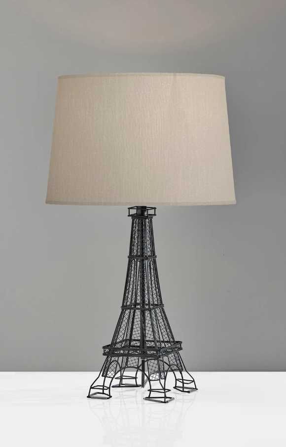 Adesso® Eiffel Black Tower Table Lamp-1