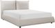 Mazin Furniture Linna Beige King Platform Bed-0