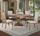 Liberty Furniture Haven Hills 5-Piece Camel Beige/Sand Optional Pedestal Dining Table Set-1