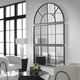 Uttermost® Rousseau Black Window Arch Mirror-1