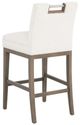 Fairfield® Customizable Entree Dining Nickel Metal Pull Short Back Bar Stool-3