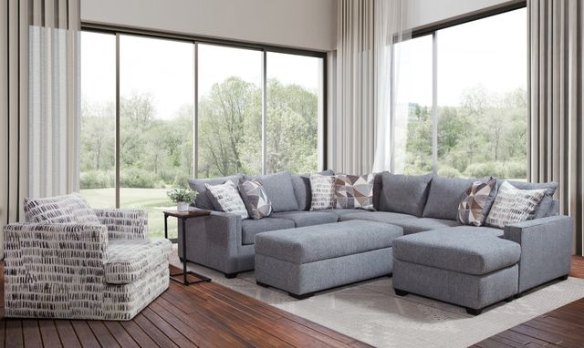 Behold™ Home Scout Gray/White Swivel Chair-1