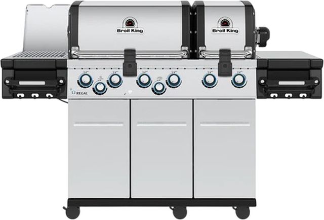 Broil King® Regal S 690 PRO 6-Burner Stainless Steel Freestanding Liquid Propane Grill-0