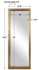 Uttermost® Edmonton Gold Floor Mirror-2