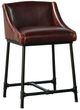 Furniture Classics Black/Brown Iron Pipe Counter Stool-0