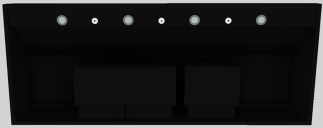 Vent-A-Hood® 60" Black Wall Mounted Range Hood-3