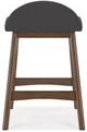 Signature Design by Ashley® Lyncott Charcoal Counter Bar Stool-2