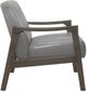 Mazin Furniture Alby Gray Upholstered Accent Chair-2