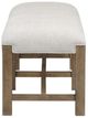 Magnussen Home® Plum Creek Elite Dove/Sierra Brown Bench-2