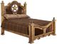 Horizon Home® Lasso Cowhide 5-Piece Brown Queen Panel Bedroom Set-1