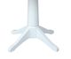John Thomas Furniture® Dining Essentials Pure White 30" Round Pedestal Dining Table-1
