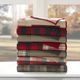 Olliix by Woolrich Red Tasha Quilted Throw Blanket-3