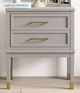 Elements International Bruno Grey Nightstand-0