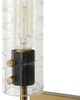 Uttermost® Telesto Black/Brass Sconce-5