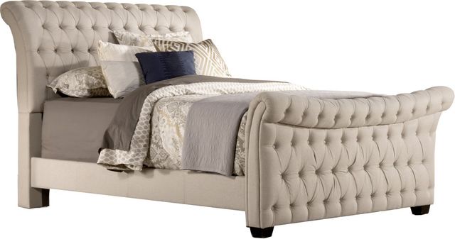 HH2 Home Richmond Linen Stone Queen Bed-0